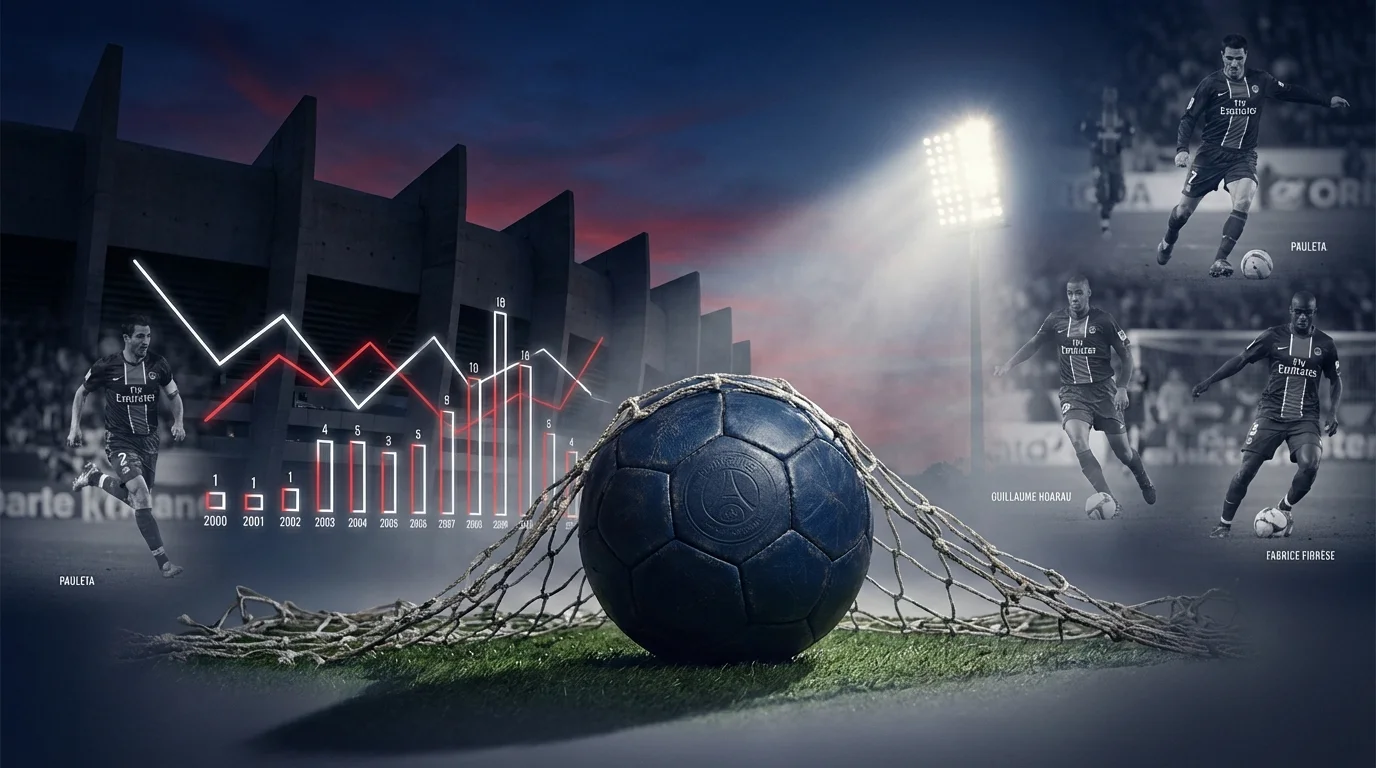 Les attaquants du PSG des années 2000 à 2010