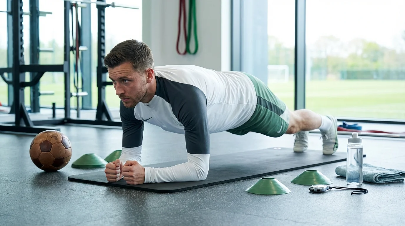 Pourquoi faire du gainage quand on est footballeur ?