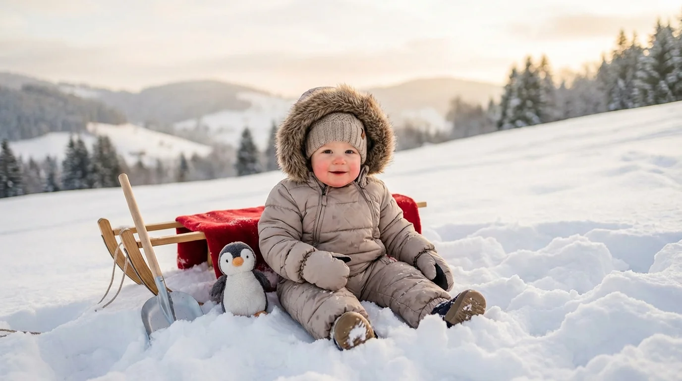 Habiller son bébé pour aller au ski